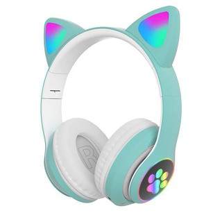 Fone Orelha de Gato Gatinho Cat 5.0 Bluetooth Ear Com Led Rgb Headphone  Original E11