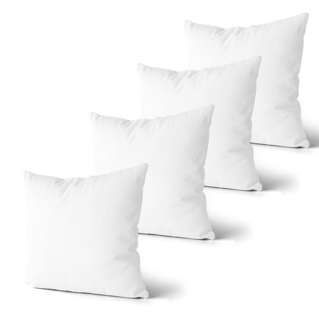 Enchimento para Almofada Refil 45x45 Silicone,- Acrílico e Poliéster Branco