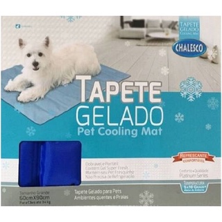 Tapete Gelado Chalesco Pet Cooling Mat Grande 60cm x 90cm