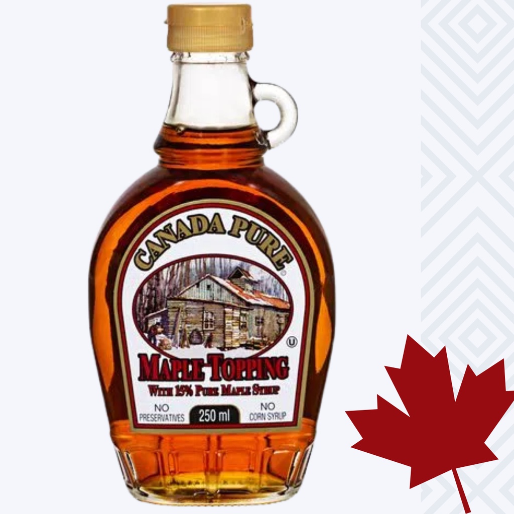 Xarope de Bordo Canada Pure Maple Syrup 100% 250ml (2 unidades