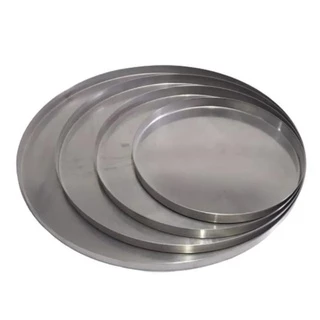 Kit Forma P/ Assar ou Servir Pizza Em Alumínio 30, 35, 40, 45cm (1 de cada)
