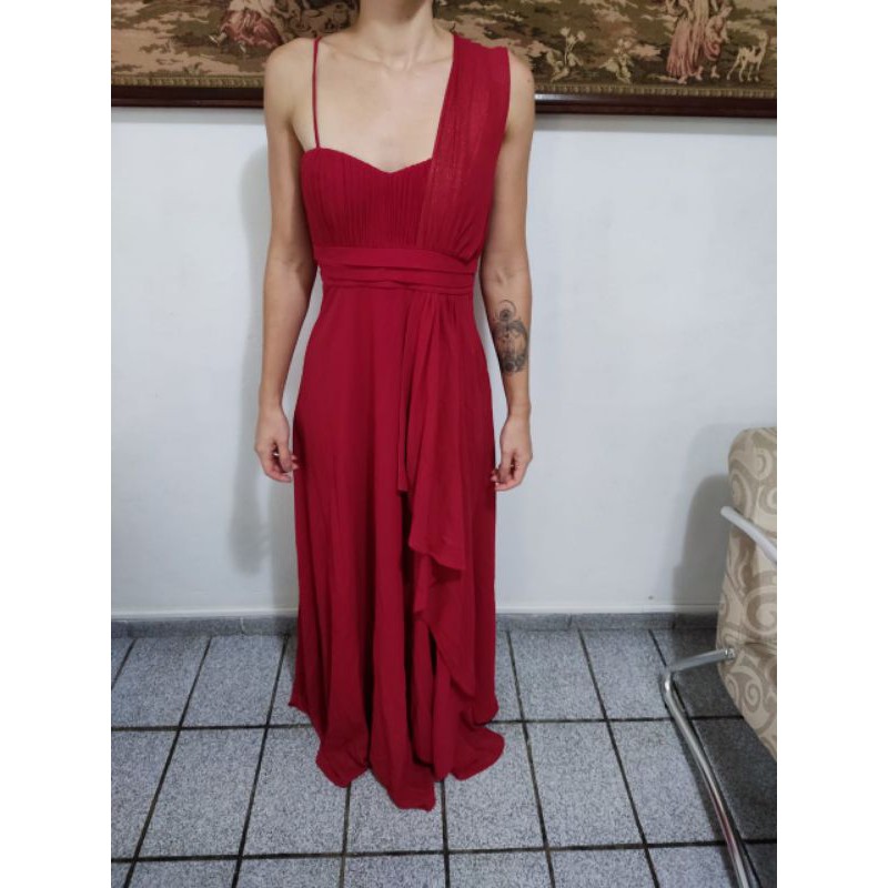 Vermelho best sale cereja vestido