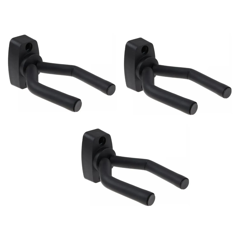 Kit 3 Suporte Ajustável de Parede Para Violão Ukulele Cavaco Parede Ajustável