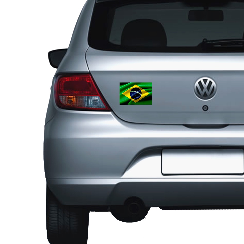 Adesivo Bandiera Brasiliana: Design Zentangle, Vinile Resistente Alle Intemperie Da 3 Pollici - Italia