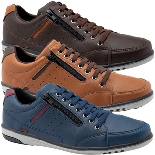 Kit 3 Pares De Sapatenis Masculino De Elastico Confortavel 750