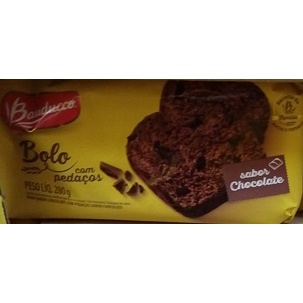 Bauducco bolo sabor chocolate com pedaços (280g)