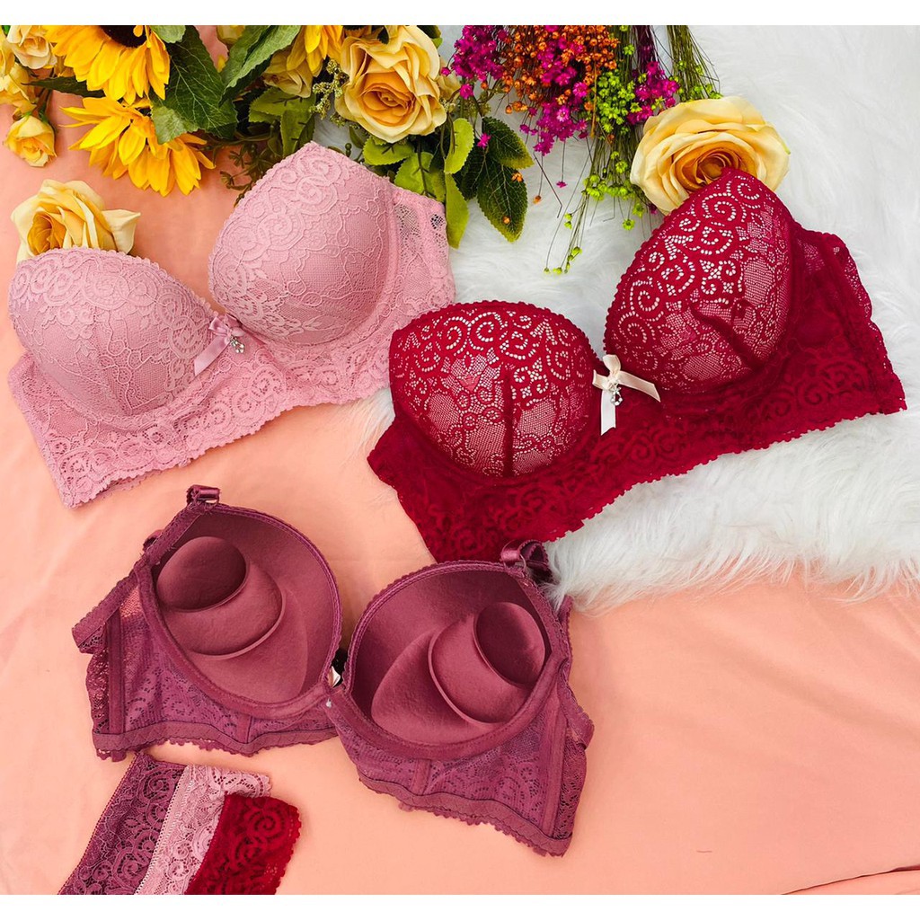 Conjuntos Lingerie Calcinha E Sutiã/COM BOJO/Atacado/Revenda/Cores  Variadas/IMPORTADO/171