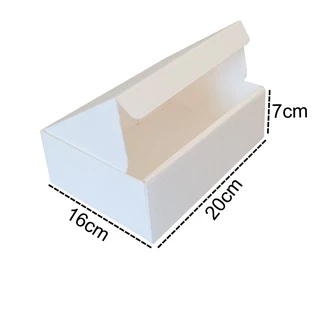 30 Caixas De Papelão 20x16x7 Montável Cor Branco Pac Envios