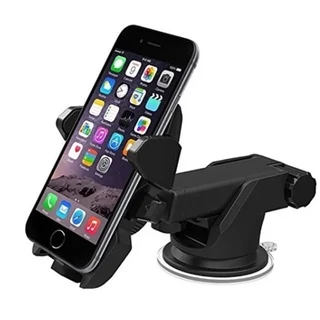 Porta Celular Gps Seguro P/ Carro Trava Automática E Ventosa VW Volkswagen Bora Polo SpaceFox Virtus T-Cross