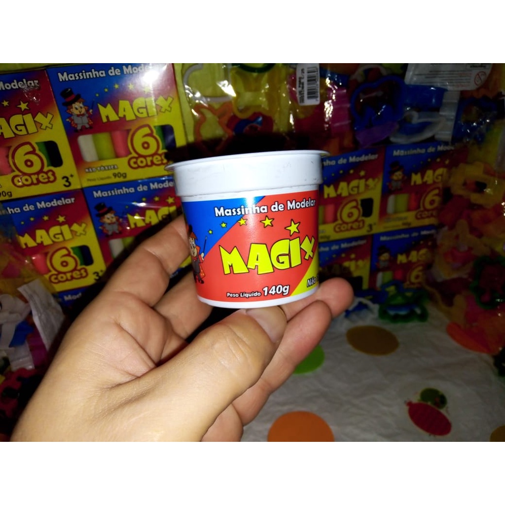 Massa de Modelar Pote 140g Magix | Shopee Brasil