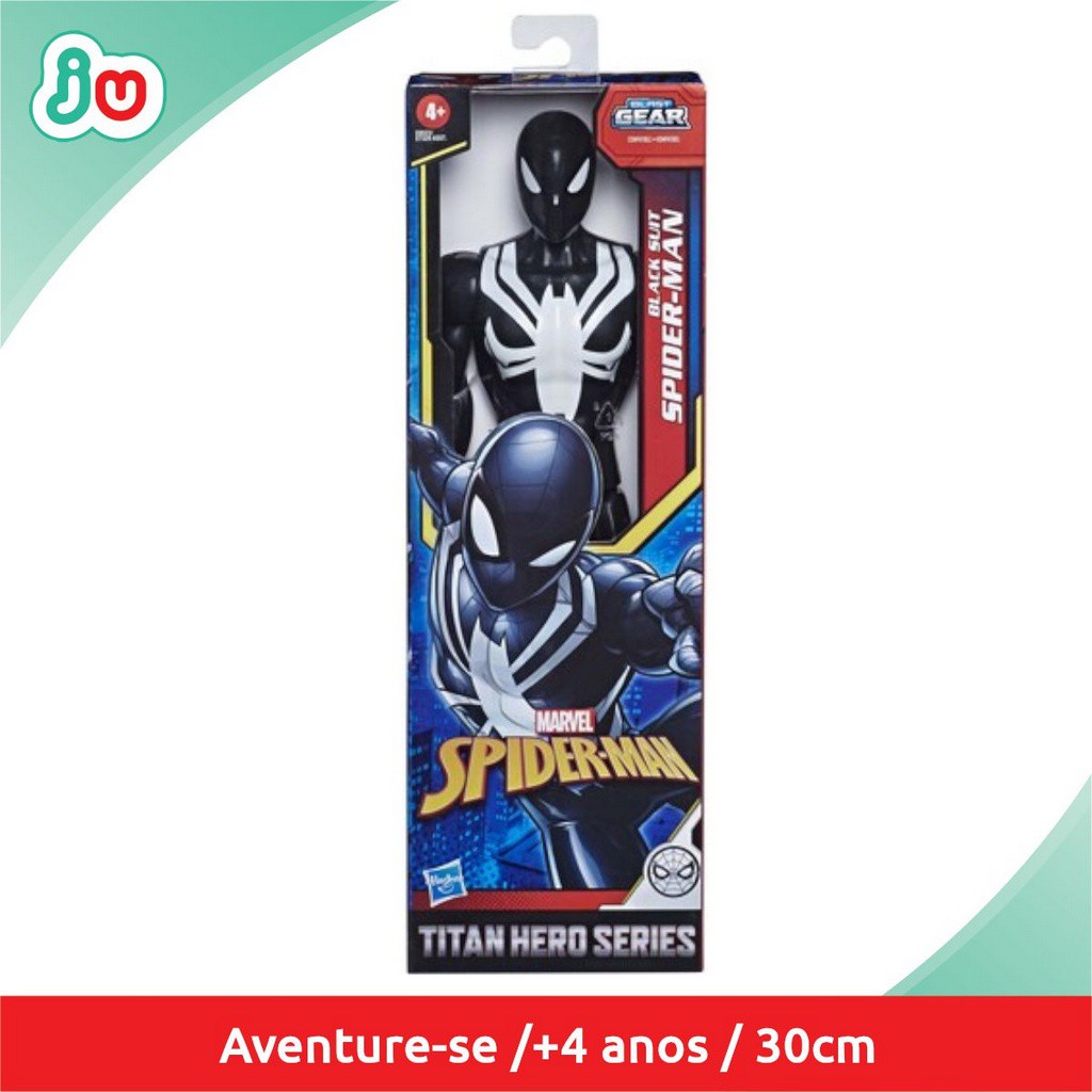 Boneco do Homem-Aranha Preto (19cm) - Action Figure Marvel - Zaplox  Colecionáveis