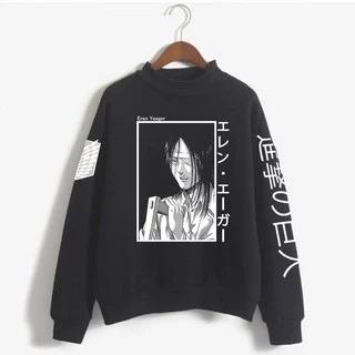 Moletom Gola Redonda Unissex Attack On Titan Anime Eren Shingeki no Kyojin