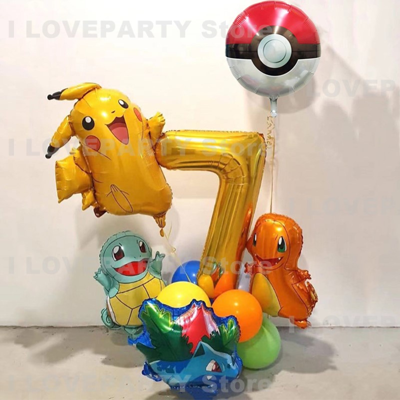 150 * 90cm Pokemon Festa De Aniversário Cenário De Fundo De Vinil Pikachu  Fotografia Decoração De Suprimentos Para Festas