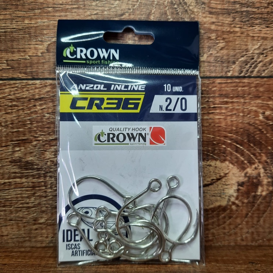 Anzol Crown InLine CR36 TN - Vários Tamanhos | Shopee Brasil