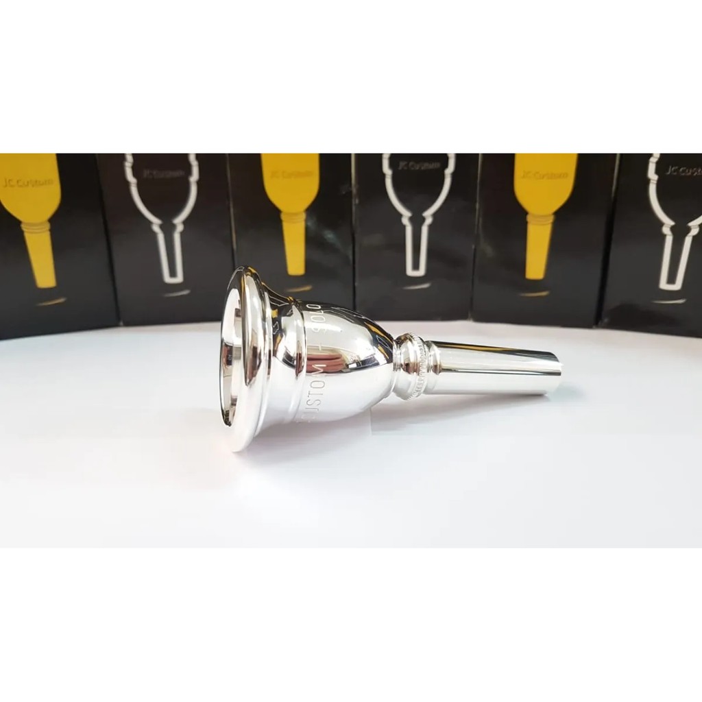 Bocal Tuba Jc Custom Jacobs Solo 33,50 ou 32,5 Prata Silver