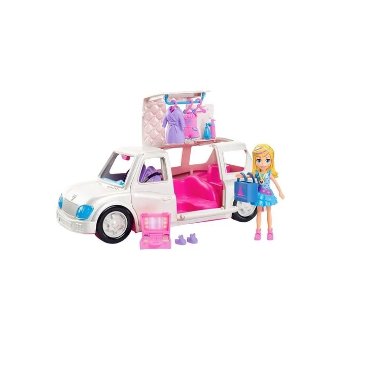 Boneca Polly Pocket Limousine Fashion Mattel Gdm19