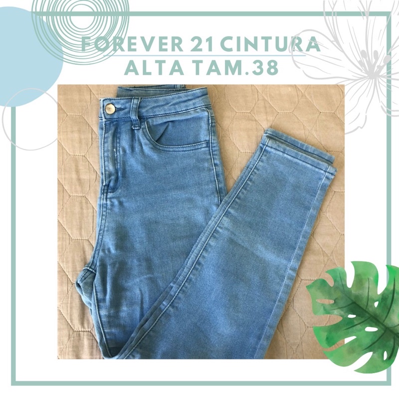 Calça Legging Cintura Alta Forever 21