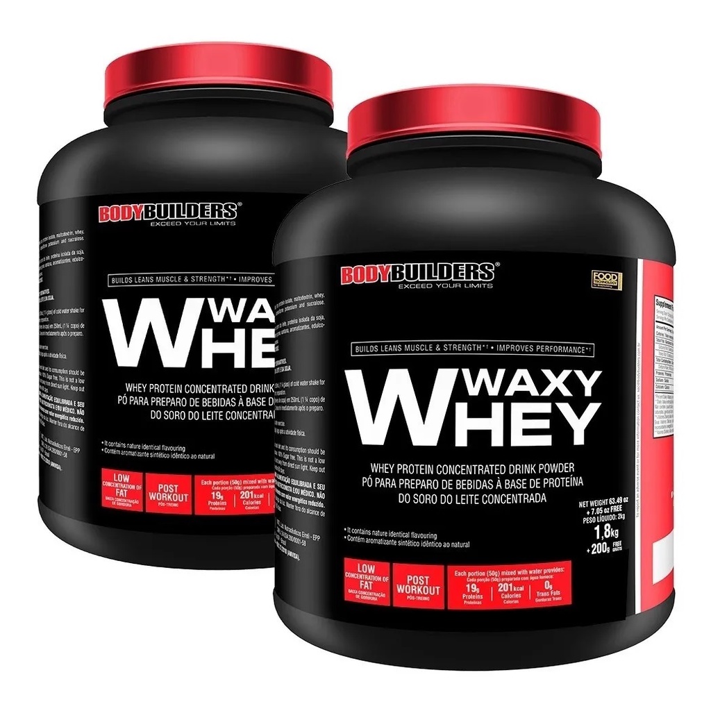 Kit 2x Waxy Whey 2kg – Bodybuilders