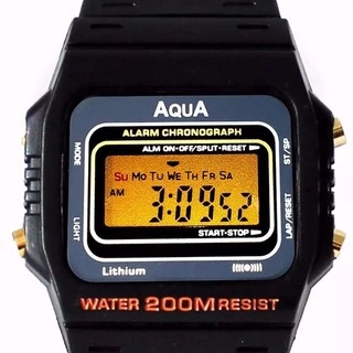 RELÓGIO MILITAR MASCULINO UNICO ORIGINAL Aqua Retro DIGITAL A PROVA Dagua
