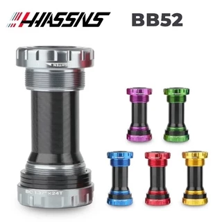 HASSNS bicicleta suporte inferior Hollowtech carruagem movimento central mtb bb68 para mountain bike pedaleira integrada pedaleira ciclismo