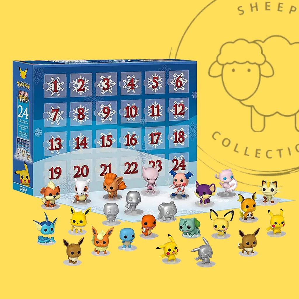 Calendário Funko Advent Calendar - Pokemon Pocket Pop (24 Pcs)