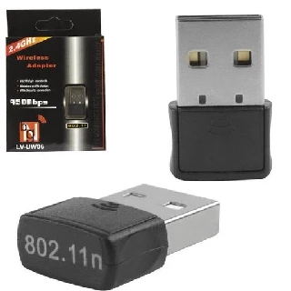 Adaptador rede sem fio wifi usb nano para notebook e computador