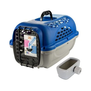 Caixa Transporte Para Cães E Gatos Panther N.2 + Bebedouro 200mL