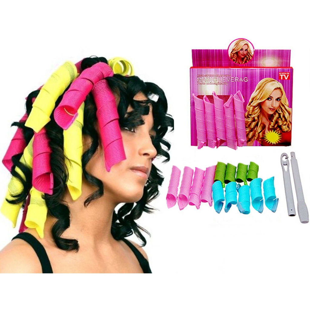 Magic Leverag Cachos Curl Formes Modelador 18 Rolinhos | Shopee Brasil