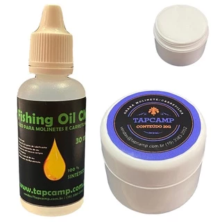 Kit Graxa E Óleo Lubrificante Para Carretilhas E Molinetes