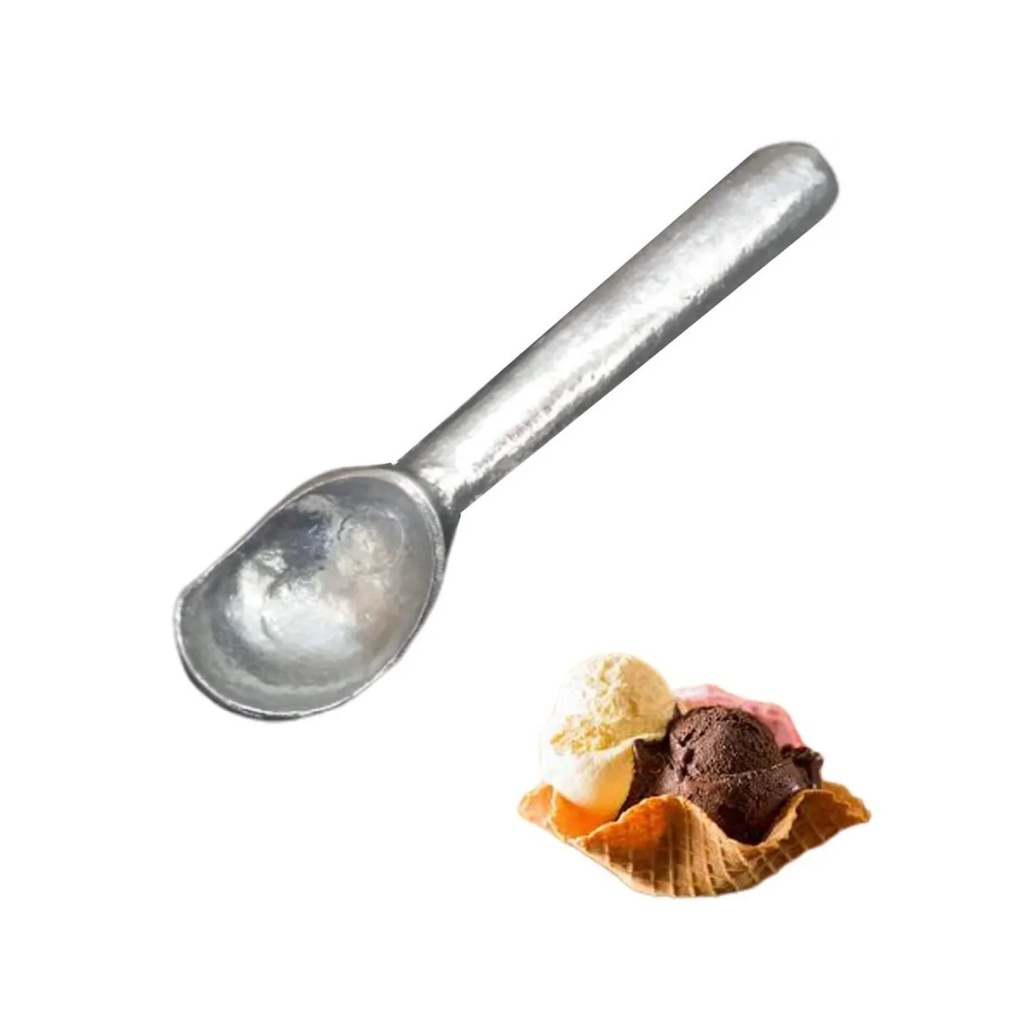 Colher de Aluminio para Sorvete - Em Aluminio Similar ao Inox | Shopee ...