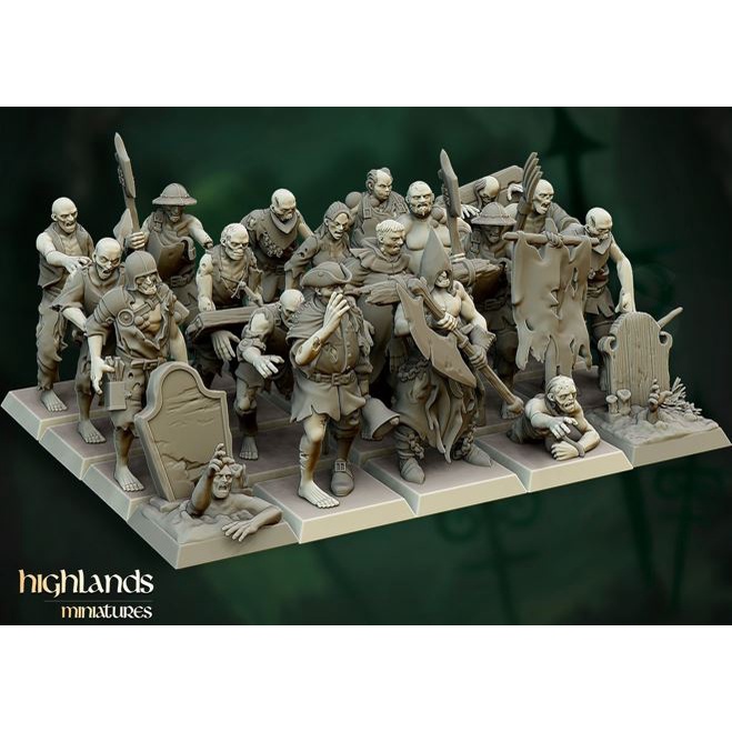 Miniatura para RPG – Orda de Zombies