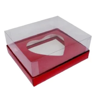 Caixa Coração 500g (20,5x17x6,5cm) - 05 - unidades - ASSK - Kafe Embalagens