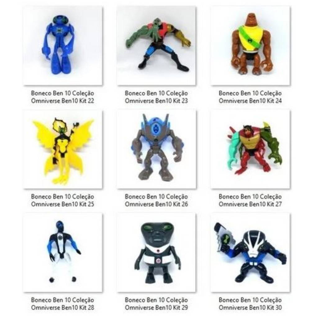 Brinquedo Infantil Ben 10 Personagens Dia Das Crianças Brinquedo Ben 10  Omniverse Personagens Divertido Para as Criança | Shopee Brasil