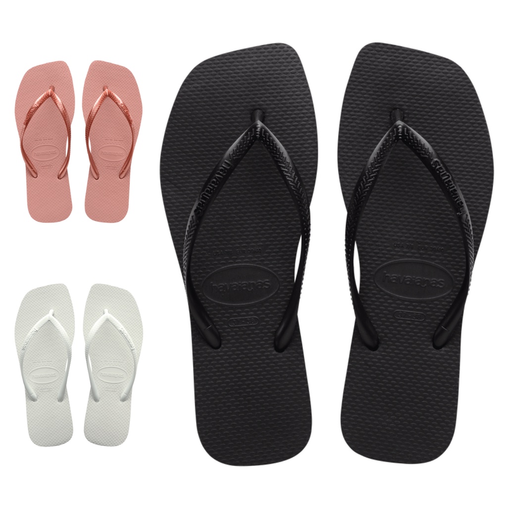 Chinelo Havaianas Slim Square Bico Quadrado Feminino - ORIGINAL ...