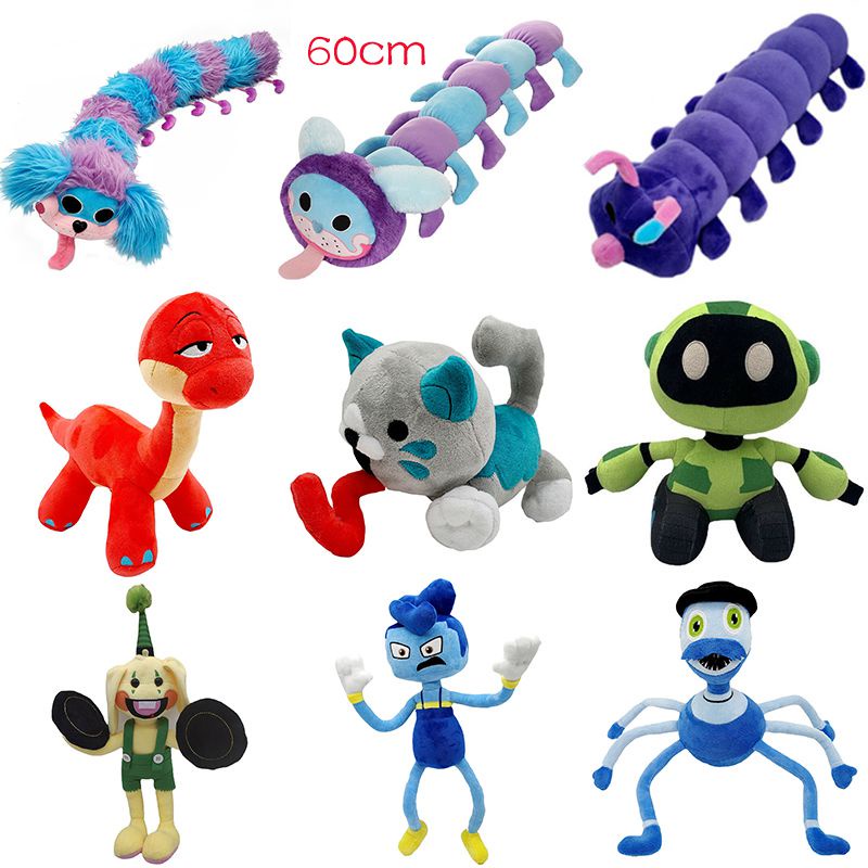 60cm New Pj Pug A Pillar Plush Poppy Playtime Caterpillar Peluche Animal  Stuffed Toy Huggy Wuggy Doll Christmas Gift