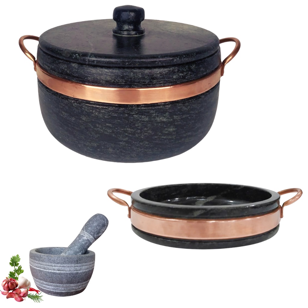 Kit panela de pedra - cozinha versátil – Portal Pedra Sabão