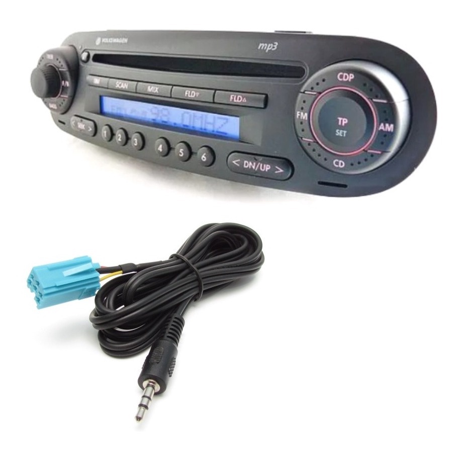 Cabo Auxiliar Carro Radio Original Volkswagen New Beetle