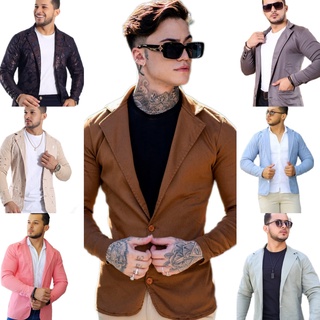 Blazers xadrez clássico masculino, jaqueta casual britânica, casaco  masculino, tops finos, outwear masculino, primavera, outono, nova