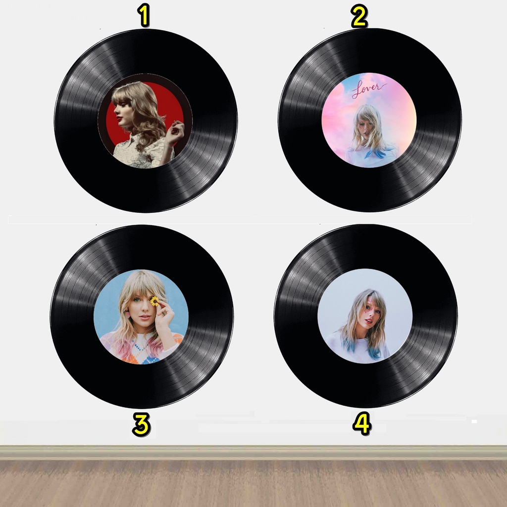 Disco Vinil Taylor Swift Pop Lp Decorativo