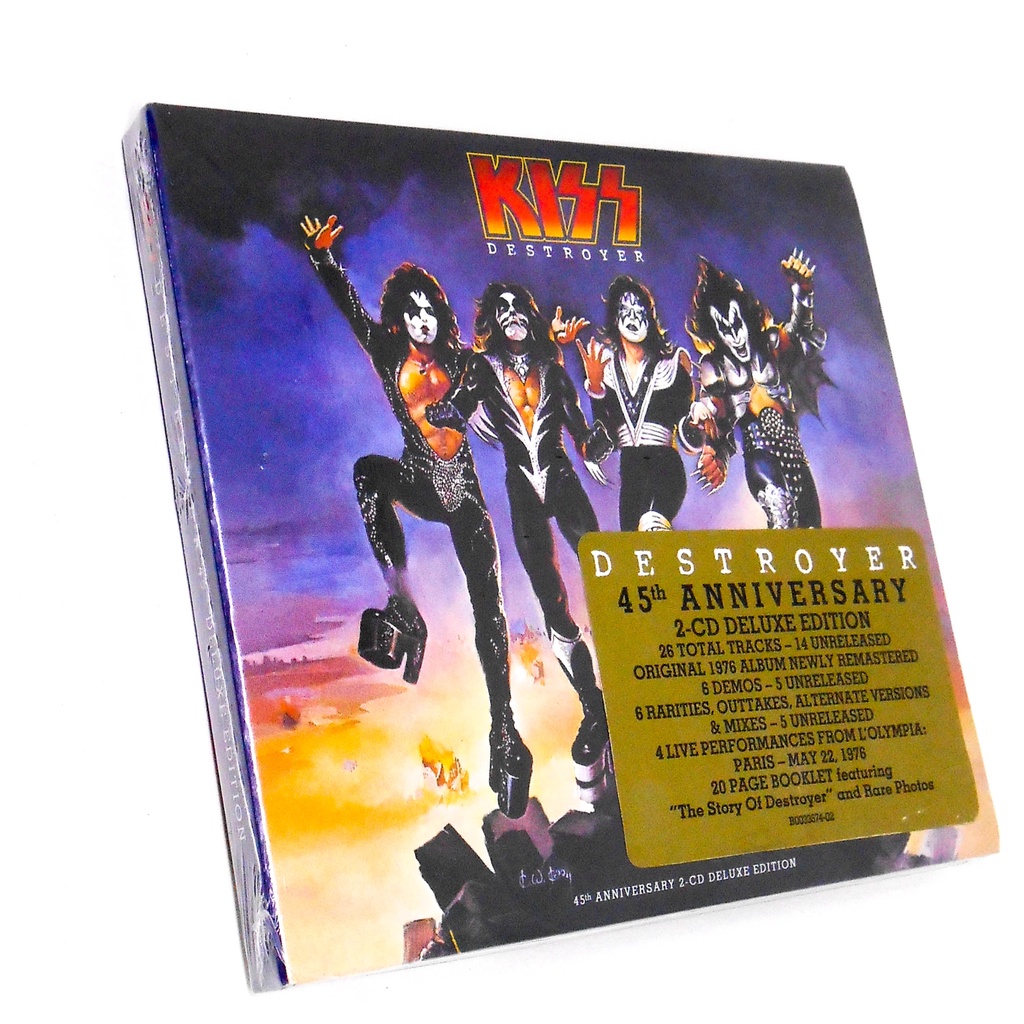 1976-2021 KISS Destroyer Album 45th Anniversary Original