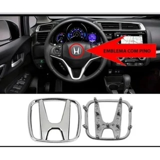 Emblema Para Volante Logo do Honda Civic 2007 2008 2009 2010 a 2016 Com Pinos Modelo Original