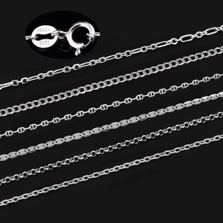 925 Colar De Prata Sterling Feminino Corrente Design Diferente/Comprimento Jóias Do Amante Homens Presentes Acessórios Personalizados