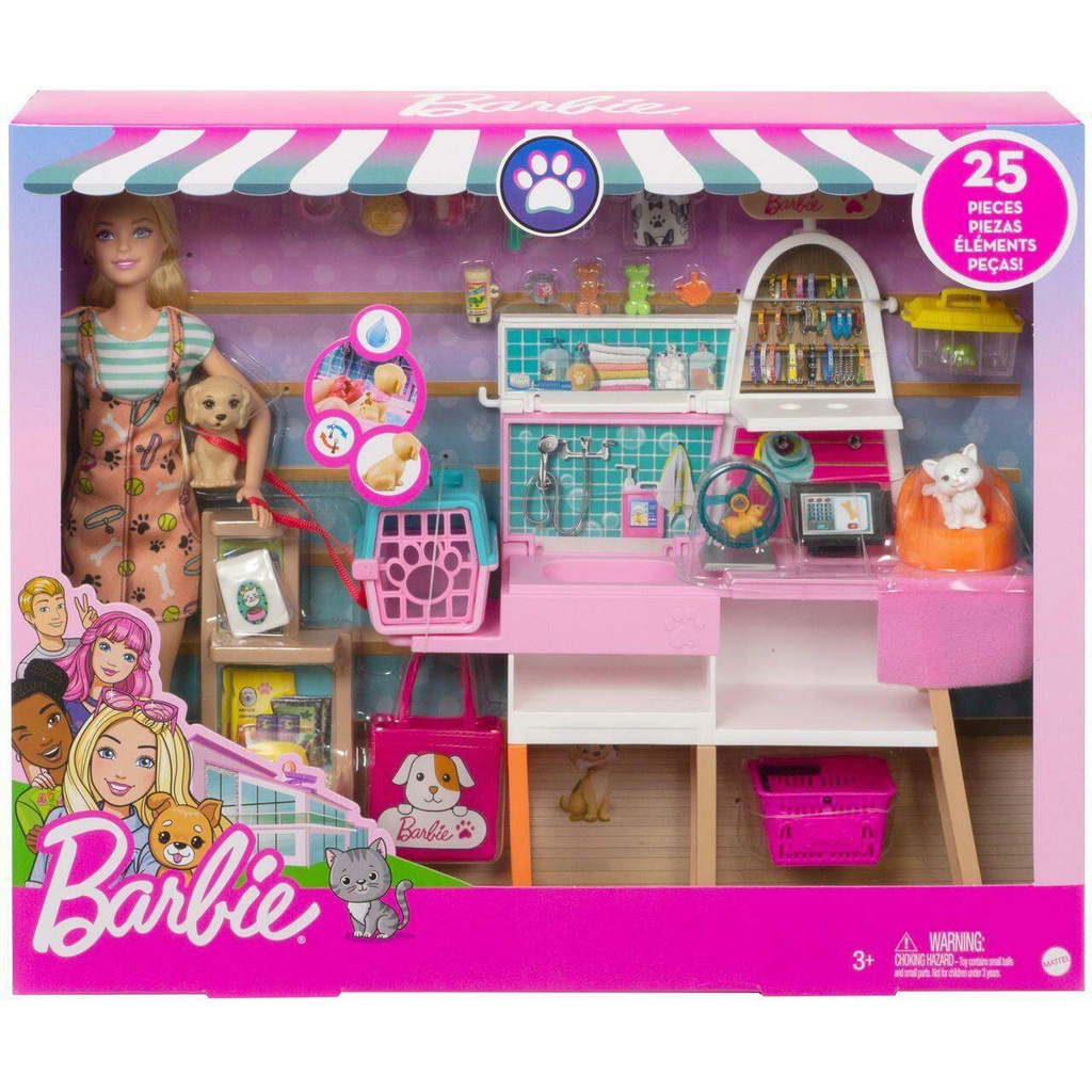 Barbie store shopping set