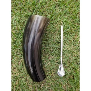 Guampa Chifre Para Tererê Copo Com Bomba Original Grande