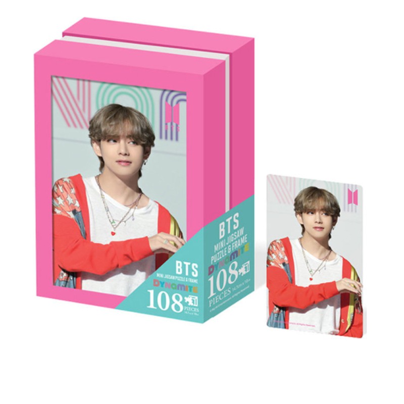 Caixa De Quadro Com Porta-Cabeças Do Bts Dynamite Para Cartão