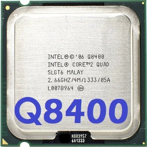 Processador Intel Core 2 Quad Q8400 com 4 núcleos e 2.6GHz de ...