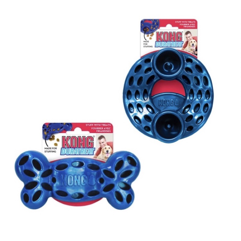 Kong Duratreat Brinquedo Interativo Ring Osso Bone Para Cachorros