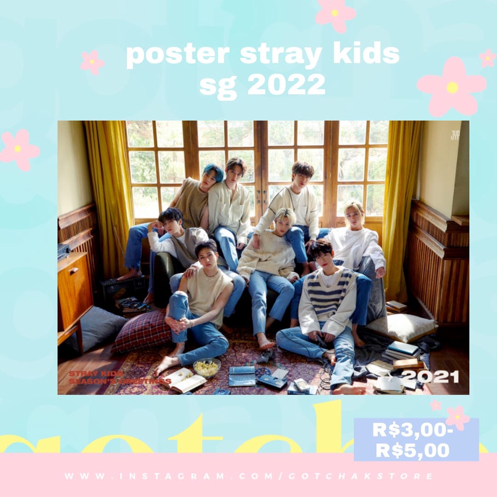 Poster stray kids seasons greetings 2021 | kpop | Shopee Brasil
