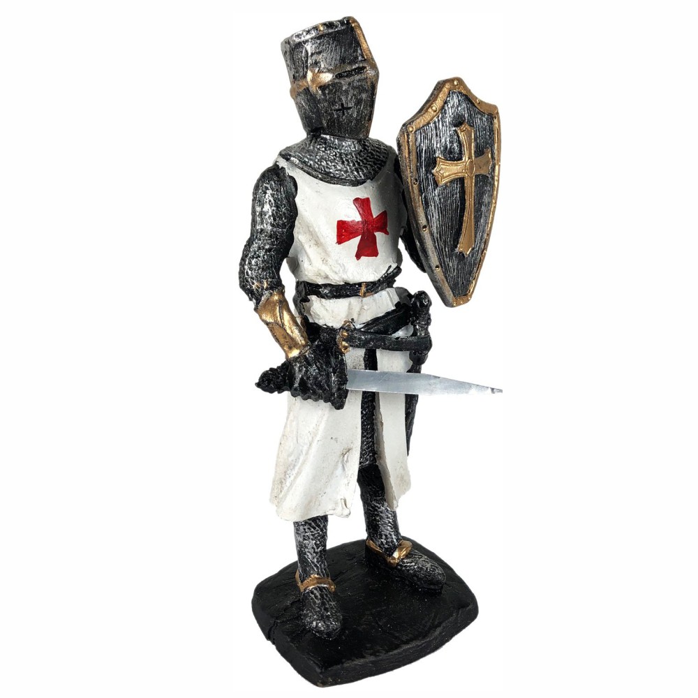 Miniatura Cavaleiro Templário com espada ⚔️ Loja Medieval