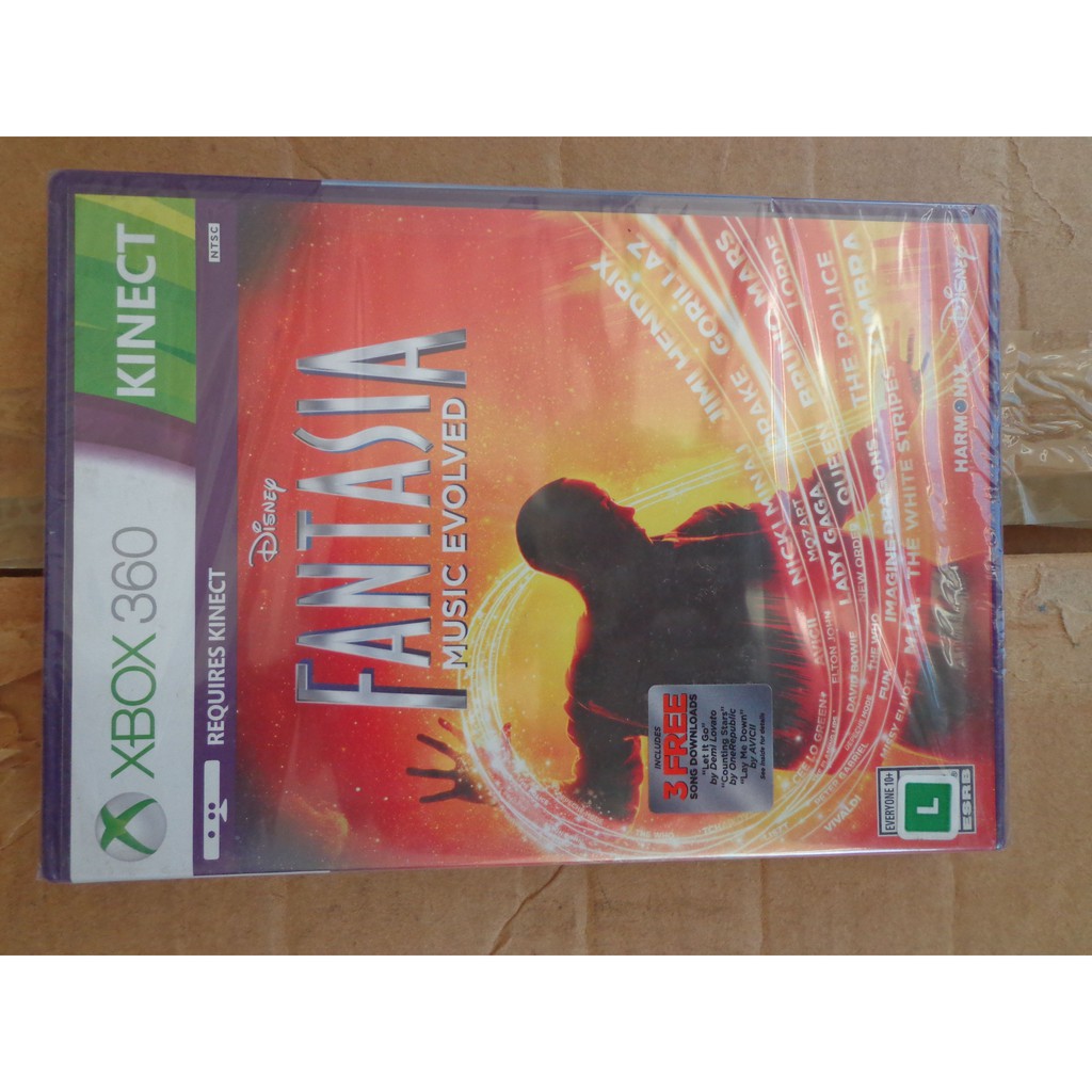 Fantasia Music Envolved Xbox 360 Kinect Mídia Física lacrado Shopee